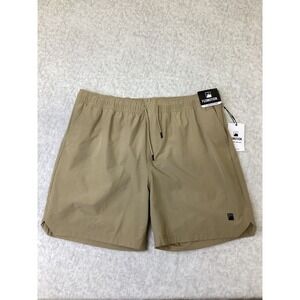 Flomotion Mens Above The Knee Shorts Khaki ML201KHA XXL New With Tags